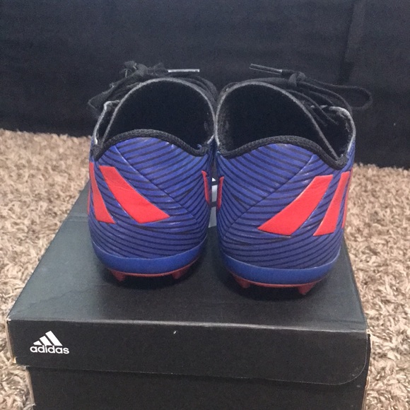 Adidas Nemeziz Messi 19.4 FXG Soccer Cleats Royal Blue Men’s Size 6 - FW8402 - Picture 2 of 6